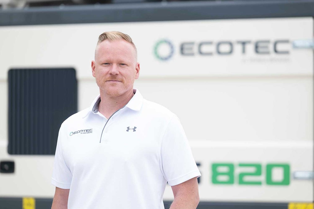 Christopher Pickhardt as Ecotec's Global Sales Director