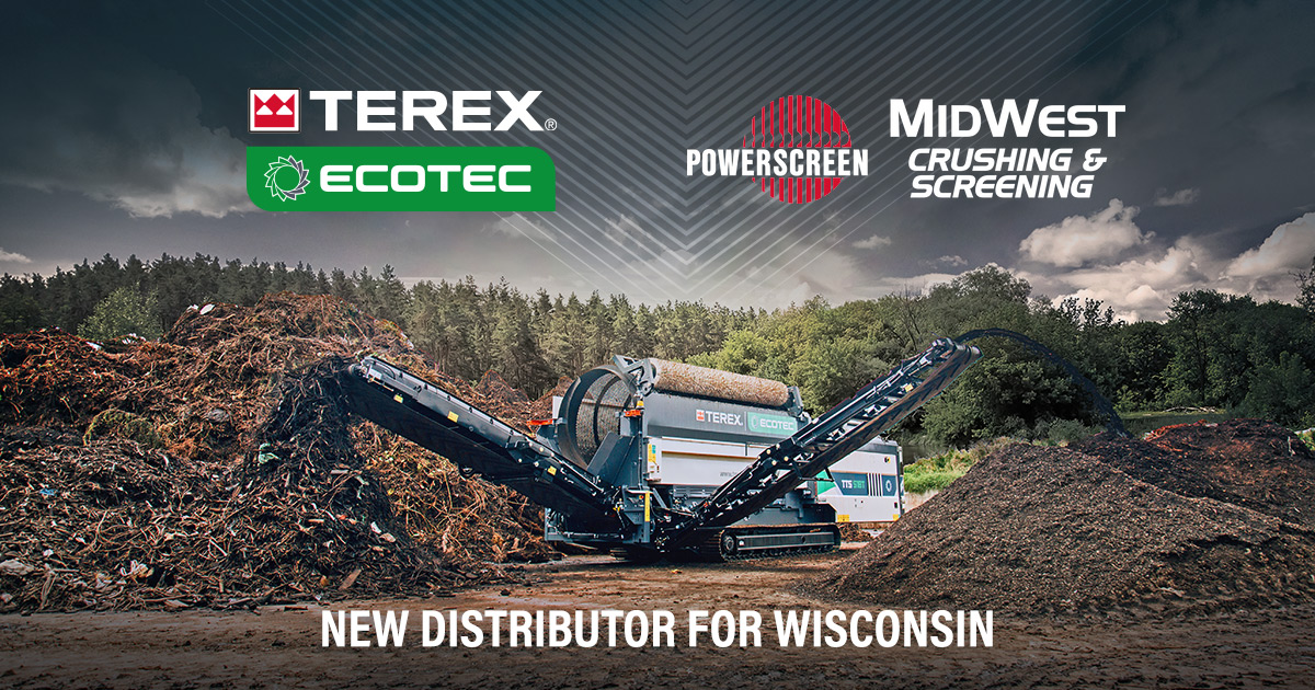 Midwest Crushing and Screening adds Wisconsin to Terex Ecotec territory