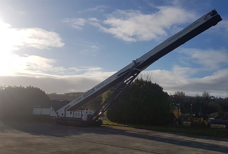 Ecotec's TFC 75 Organics High Level Feeder Onsite