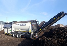 Ecotec's TTS 620 Mobile Trommel Screening Compost