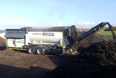 Ecotec's TTS 620 Mobile Trommel Creating Soil