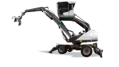 Ecotec's TWH 220 Waste Handler With Trash Attachment