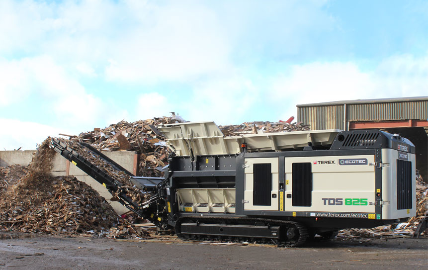 tds825-slow-shredder TDS825 Shredding Scrap