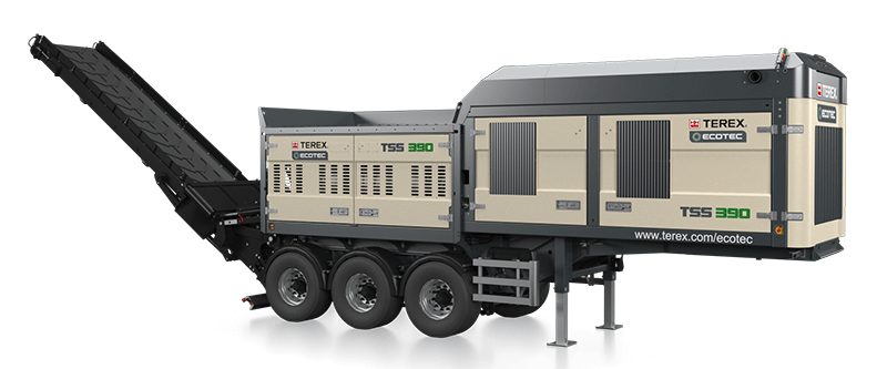 TSS 390 Slow Speed Shredder Wheeled