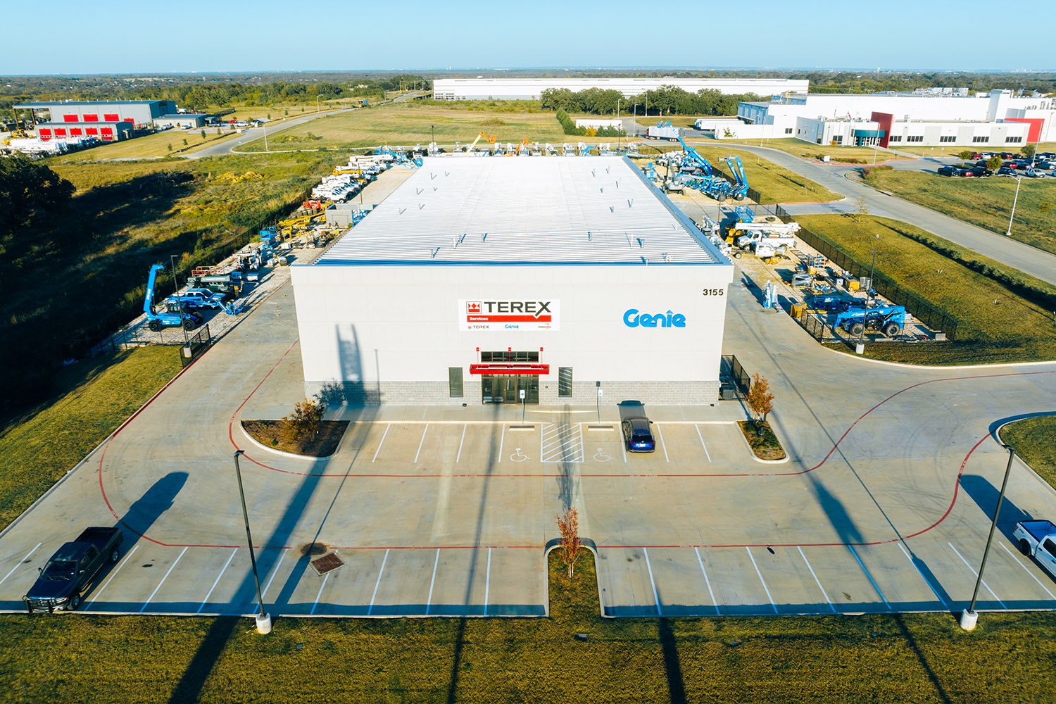 Terex Services Burleson Texas service center building