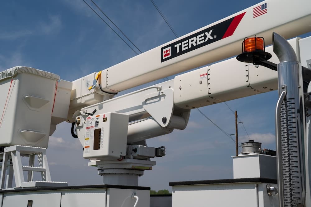 Terex bucket truck boom