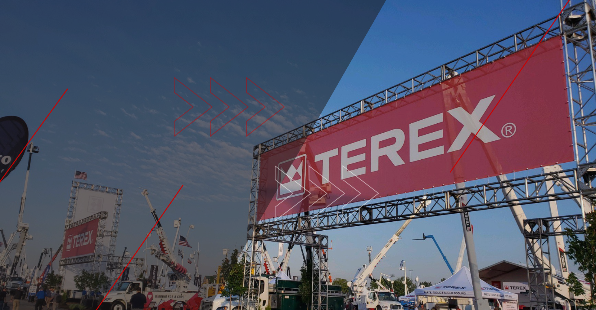 Terex Utility Expo banner