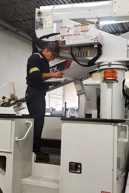 Bucket Truck boom Inspections | Terex Utilities Denver