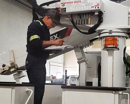 Terex Services at the Denver Service Center | Technician Unit Inspection