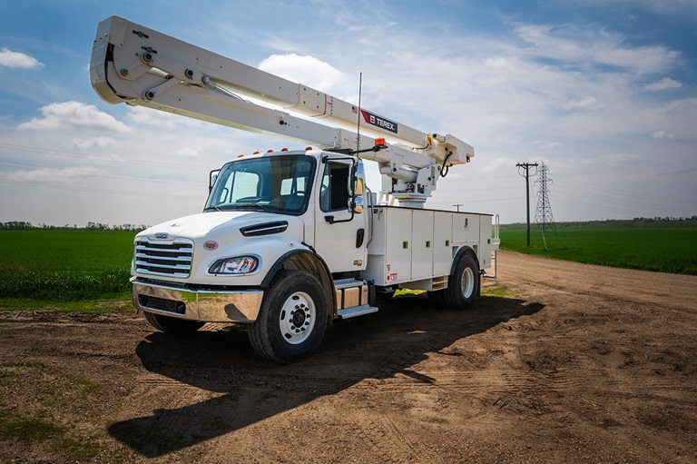 Terex Optima TC55 bucket truck