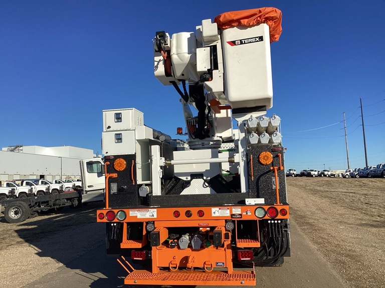 Rearview of Terex HRX55 Aerial Device