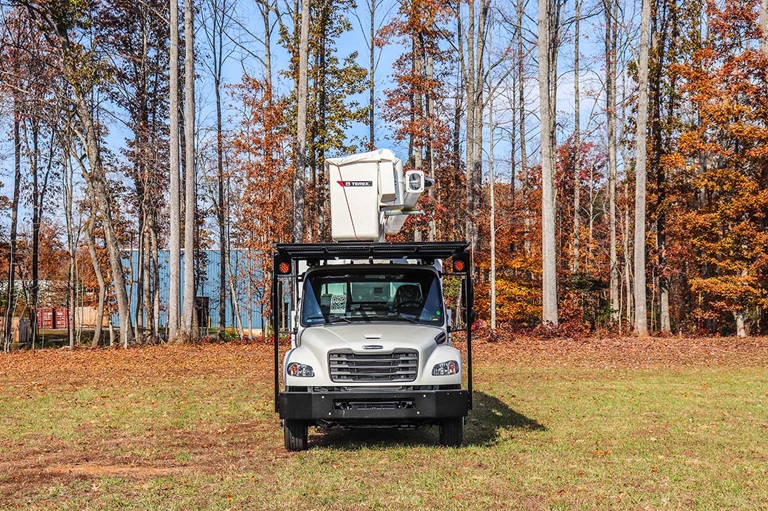 Terex XT Pro 60 70 tree trimmer bucket truck