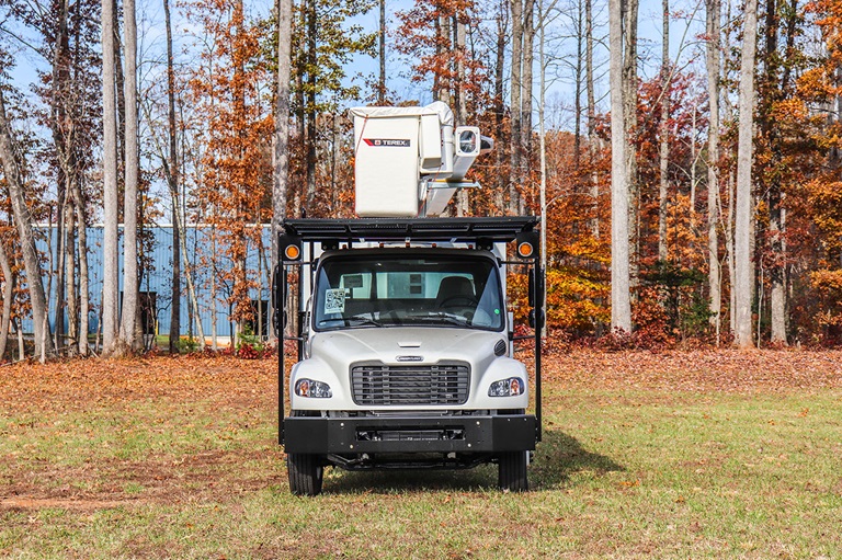 Terex XT Pro 60 parked in forest