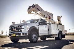 Terex TRX48 bucket truck streetside