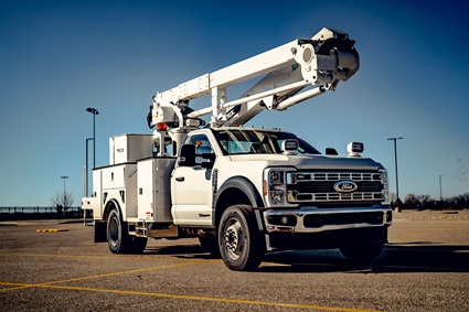 Terex TRX 52 telescopic bucket truck