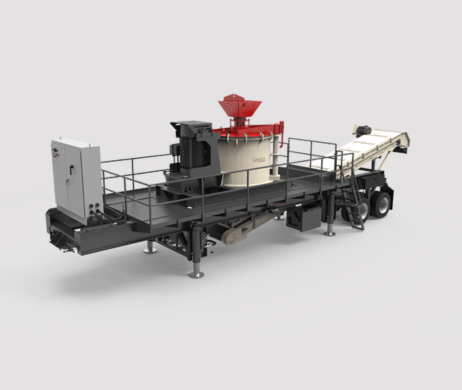 Canica vertical shaft impactor portable plant