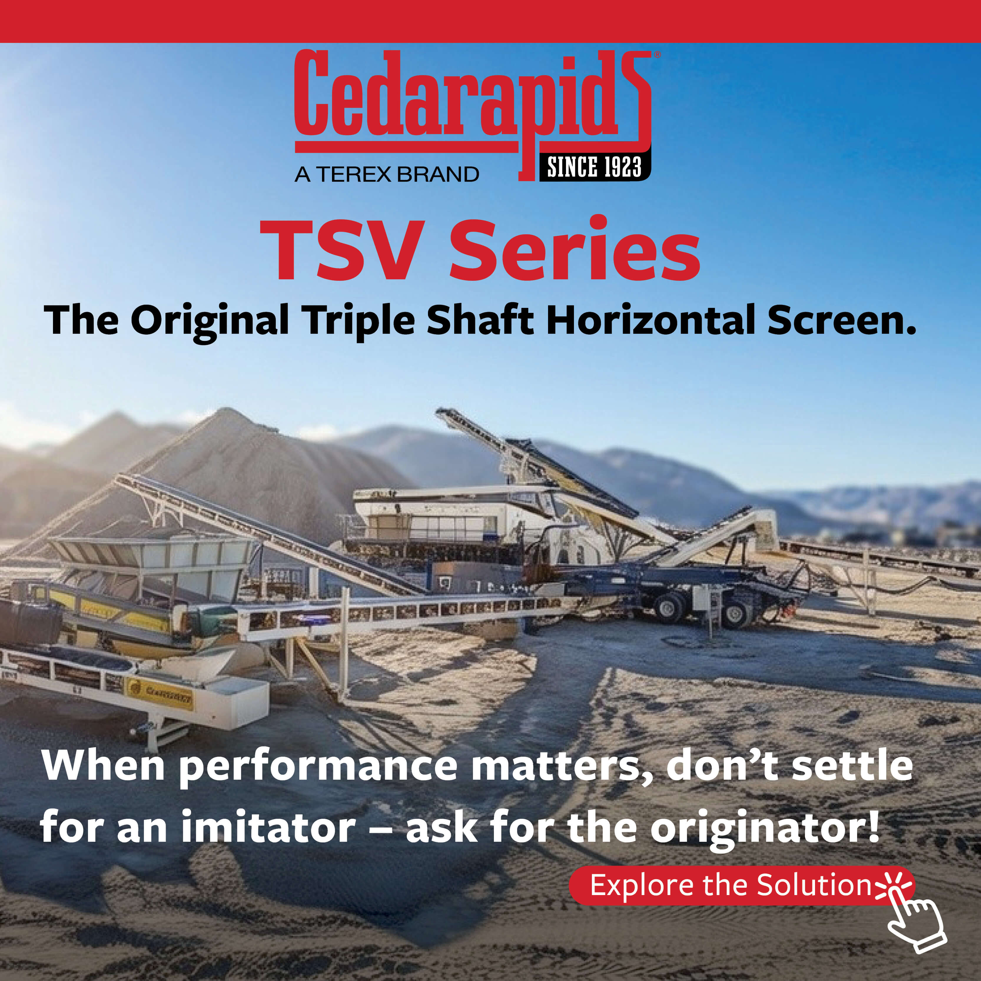 Cedarapids TSV Series Triple Shaft Horizontal Screen 2