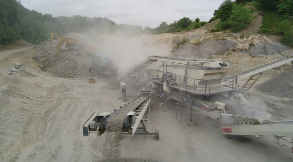 Cedarapids CRC1350S portable crushing plant