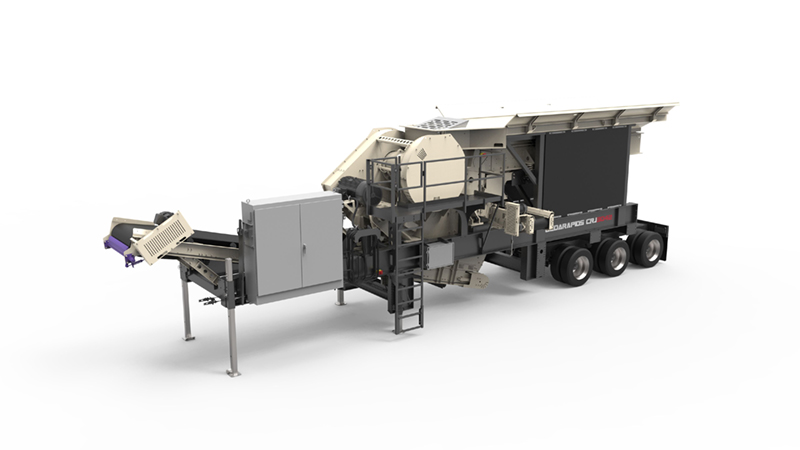 Cedarapids CRJ3042 portable jaw crusher plant