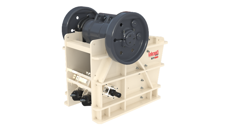 Cedarapids ST60 Jaw Crusher Rear Left Angle View