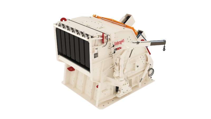 Cedarapids TI5064 static horizontal shaft impactor