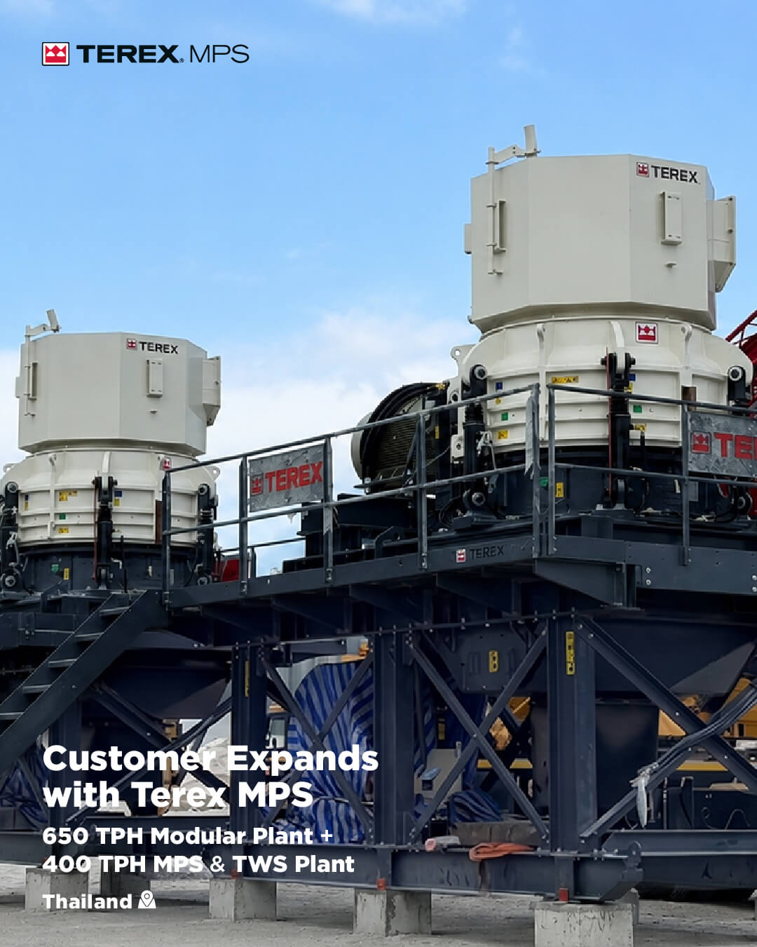 Two MPS Cone Crushers Being Installed In Thailand