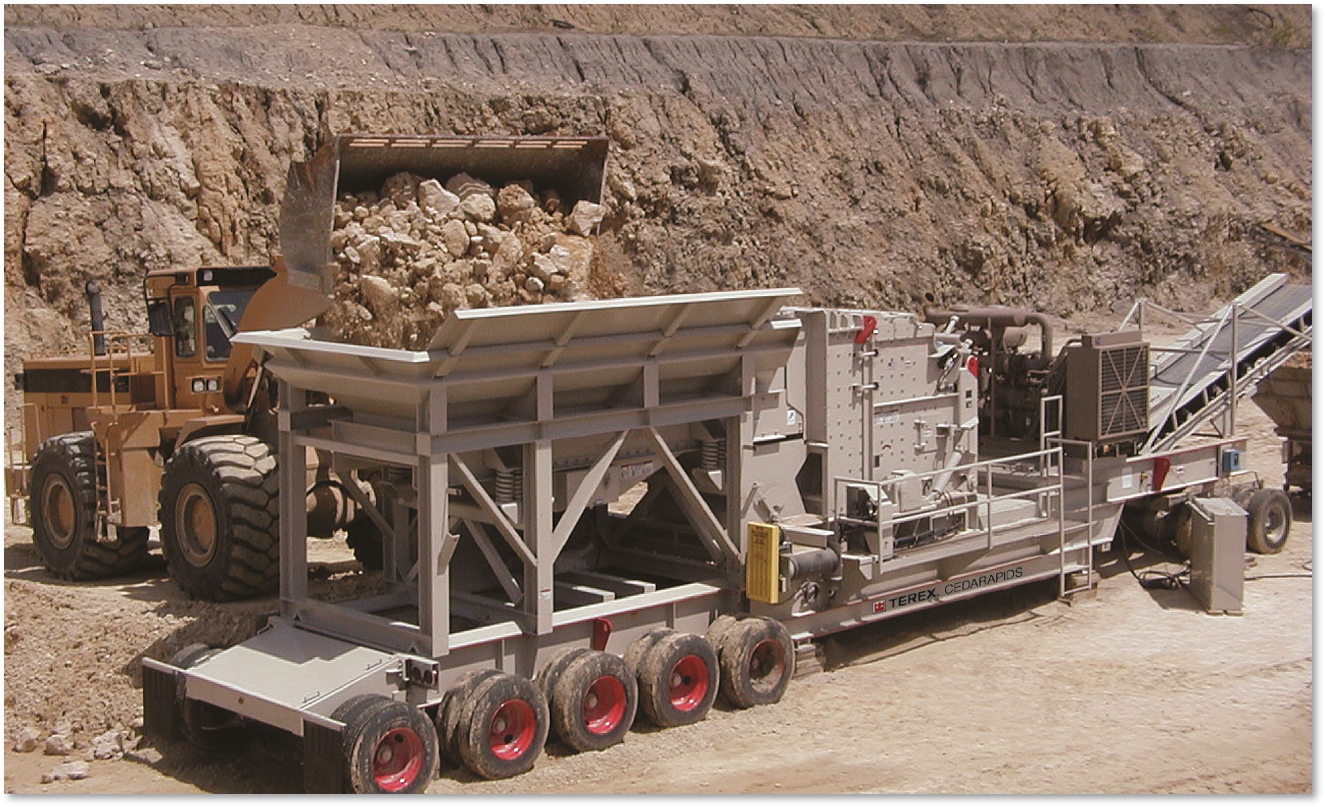 Mobile Material Processing Plant