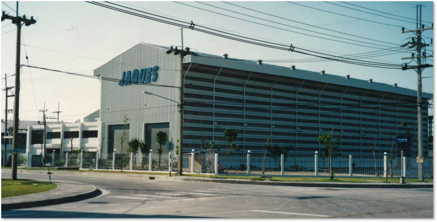 Jaques Thailand Factory in 1995