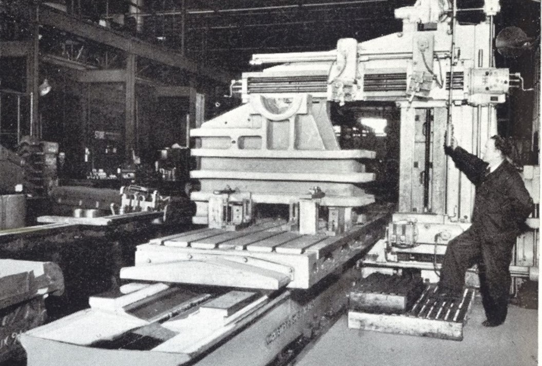 A Roller Bearing Crusher Frame Being Planned For Size