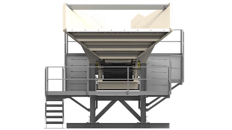 Back of Modular Apron Feeder