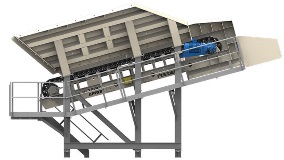 Left Side of Modular Apron Feeder