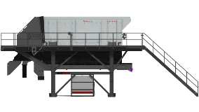 MHS620X_Modular Screen without Feedbox Left Profile