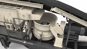 Cedarapids CRC1150S Portable Cone Crusher and Screen 3