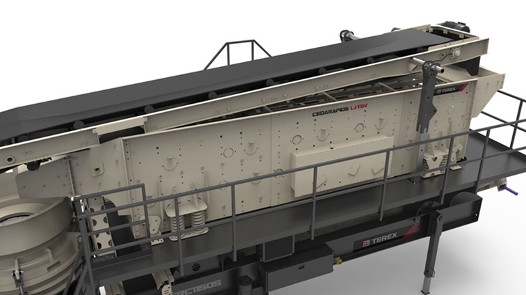 Ceu* Cedarapids CRC1150S Portable Cone and Screen Plant