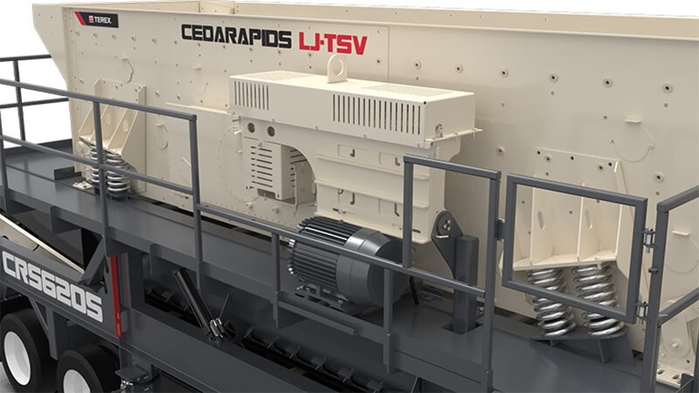 Close up of CRS620S folded drive