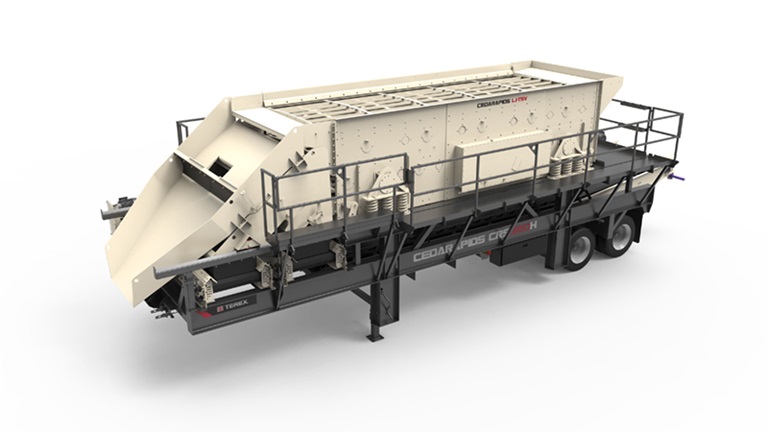 The Cedarapids CRS820H Portable Screen Plant