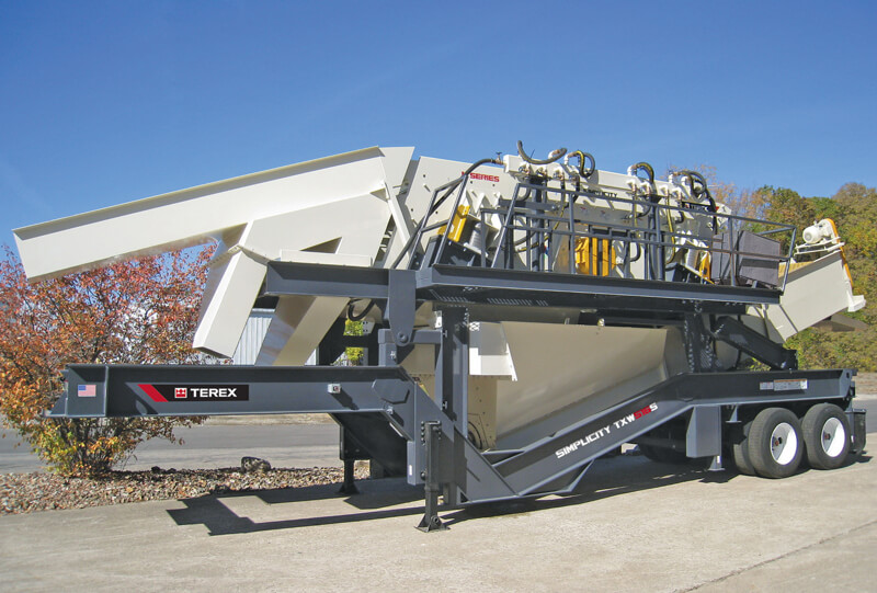 Simplicity TXW516S Portable Wash Plant Terex MPS