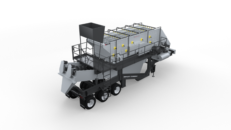 Simplicity Triple Shaft Horizontal TXW620HT Wash Plant Rear Right