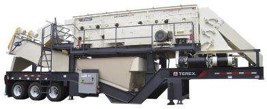 Cedarapids TXW620HT Wash Plant Photo featuring Triple Shaft Horizontal Screen