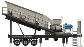 Right View of Cedarapids WC1150S cone screen plant