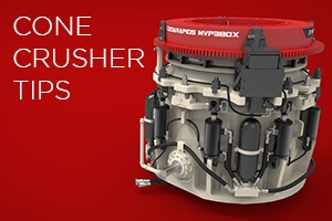 Cone crusher tips