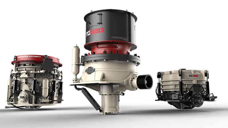 TG MVP and TC cone crushers