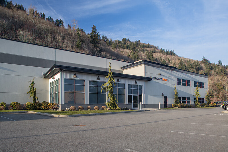 Frontline Machinery's building in Chilliwack, BC