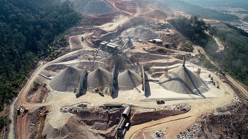 Terex MPS Plant - Laos Dam Project - photo credit ICM