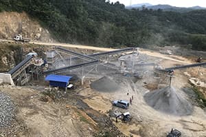 Terex MPS Plant Supplies Aggregates to Pan Borneo Highway Project