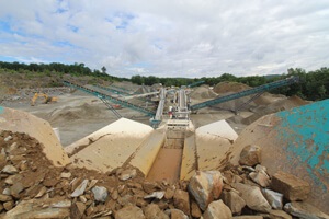 View of QM site from primary crusher