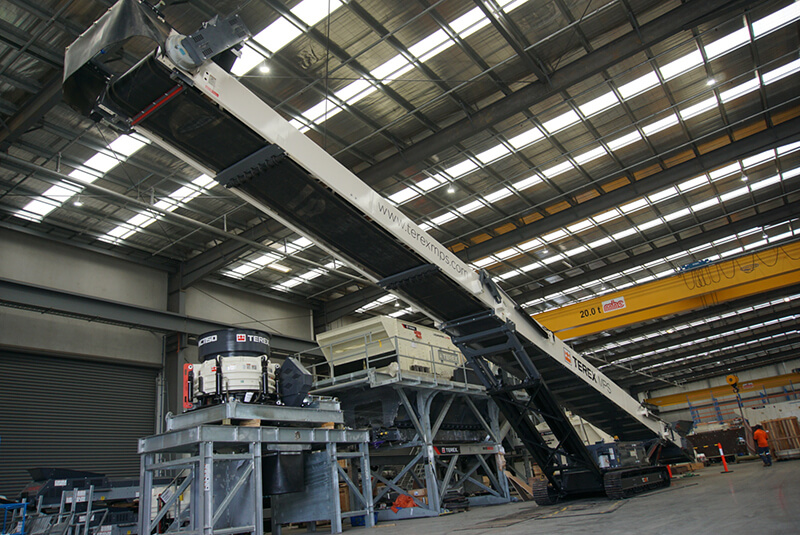 TC80 tracked conveyor in Melbourne