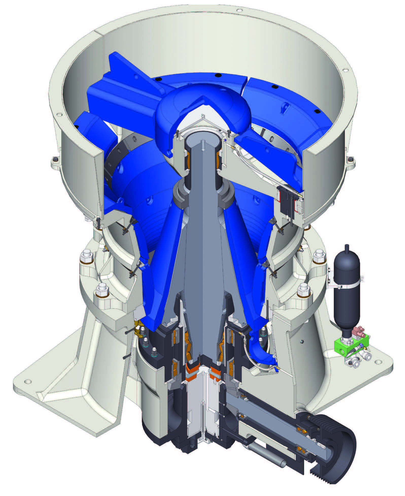 Static Cone Crusher Terex MPS