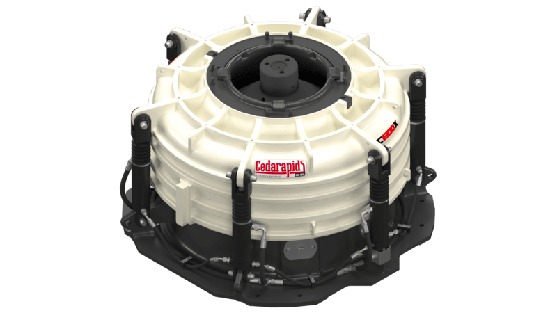 Cedarapids TC1300X static cone crusher