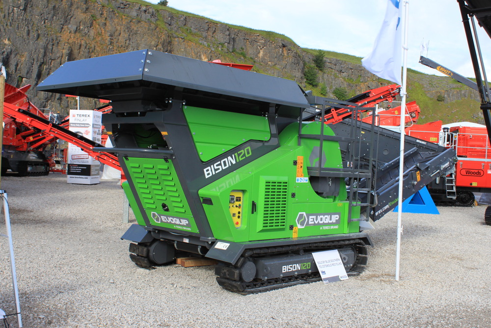 EvoQuip launched at Hillhead 2016 with the Bison 120